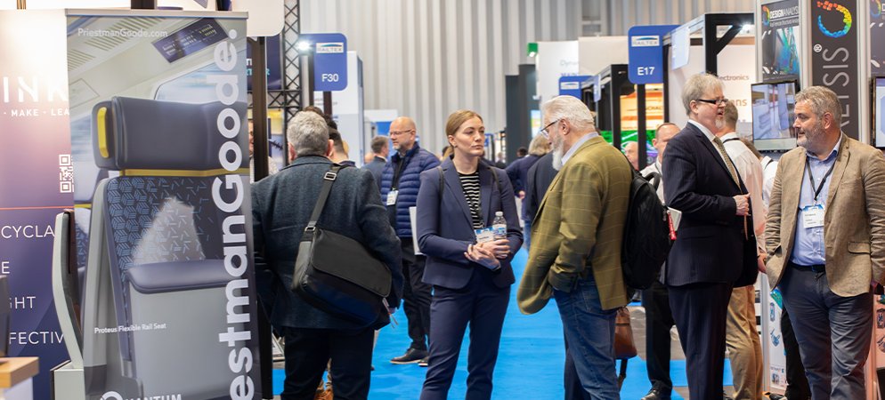 Visitors and exhibitors meet up at Railtex